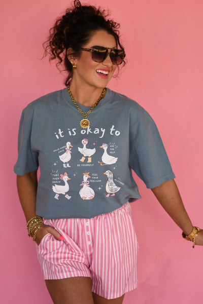 It Is Okay To Geese Tee - Cracked Ginger