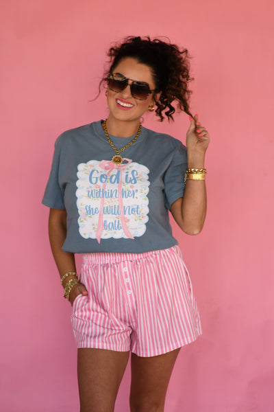God Is Within Her She Will Not Fall Tee - Cracked Ginger