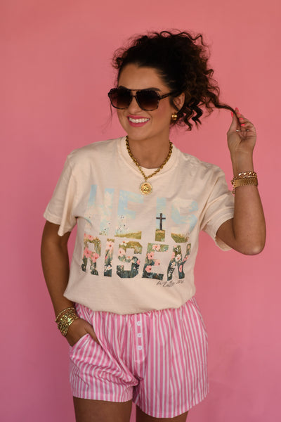 He Is Risen Scene Tee - Cracked Ginger