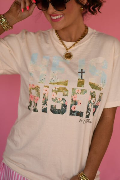 He Is Risen Scene Tee - Cracked Ginger