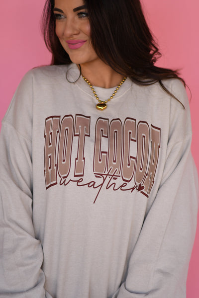 Hot Cocoa Weather Sweatshirt - Cracked Ginger
