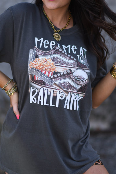Meet Me At The Ballpark Tee - Cracked Ginger