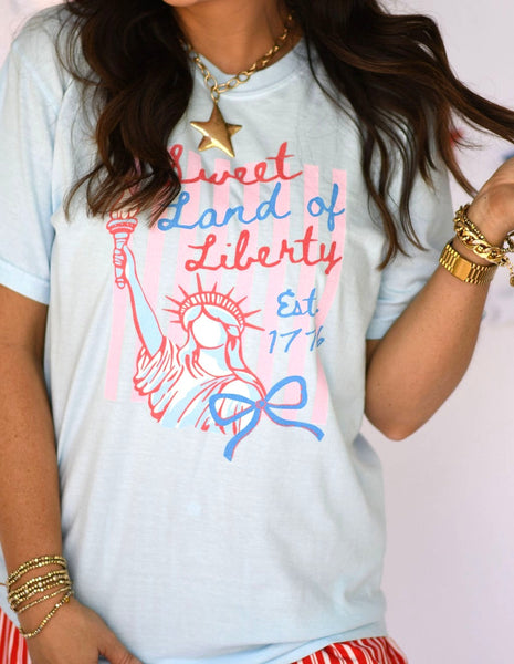 Sweet Land Of Liberty Tee/Tank - Cracked Ginger