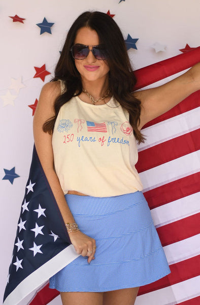 250 Years Of Freedom Tee/Tank - Cracked Ginger