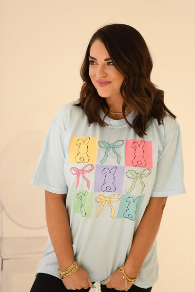 Bunnies & Bows Tee - Cracked Ginger