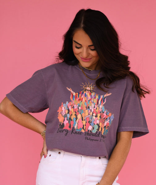 Every Knee Should Bow Tee - Cracked Ginger