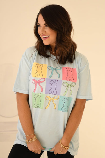Bunnies & Bows Tee - Cracked Ginger
