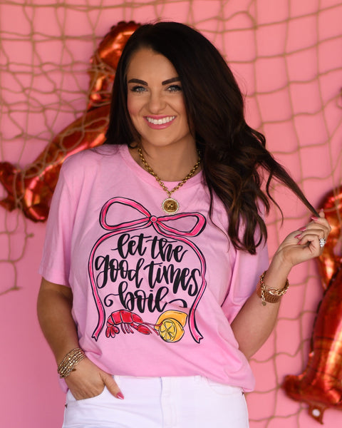 Let The Good Times Boil Tee - Cracked Ginger
