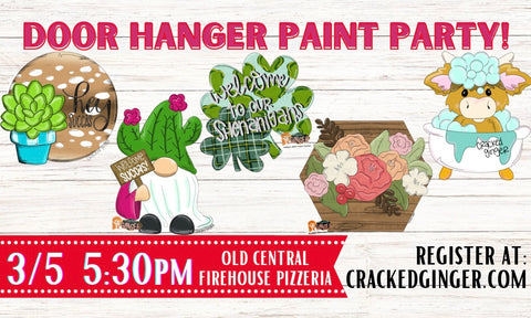 Paint Party at Old Central Firehouse Pizzeria and Taproom 3/5