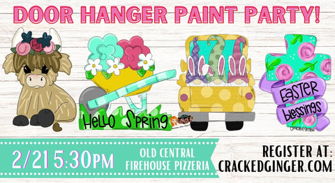 Paint Party at Old Central Firehouse Pizzeria and Taproom 2/21
