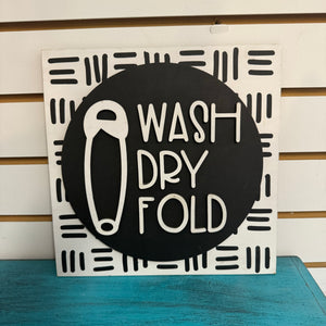 Clearance Laundry sign