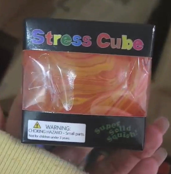 Tie Dye Stress Cube Squishy *Pre Order* April 27-1 Shipment - Cracked Ginger