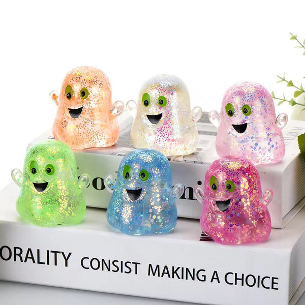 Glitter Ghost Squishy *MID AUGUST SHIPMENT* - Cracked Ginger