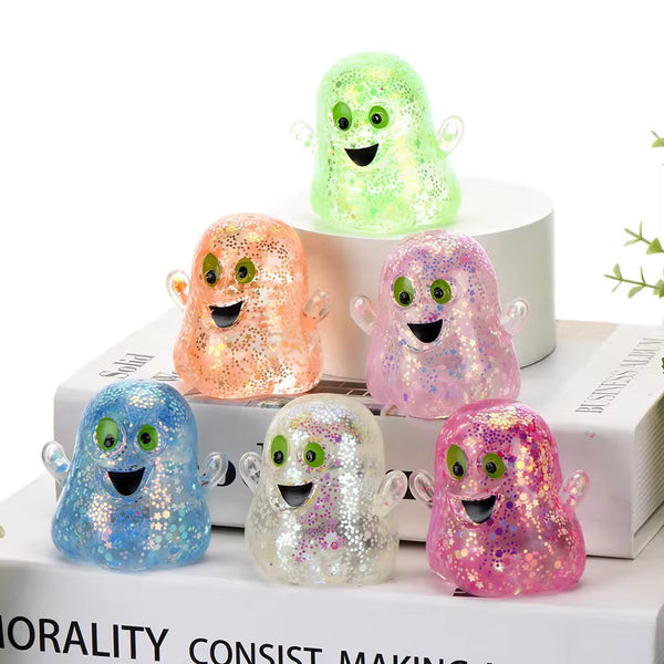Glitter Ghost Squishy *MID AUGUST SHIPMENT* - Cracked Ginger