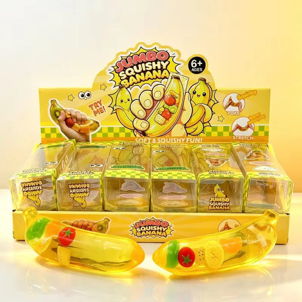 Fruit Vaseline Banana Squishy *PRE ORDER - Late October Shipment* - Cracked Ginger