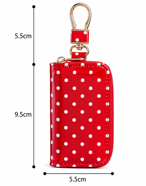 Polka Dot Key Fob Keychain Pre Order *DEAL DAYS DEAL* - Cracked Ginger