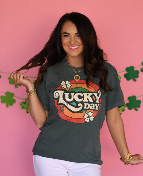 Lucky Day Tee - Cracked Ginger
