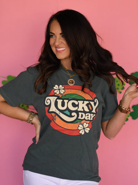 Lucky Day Tee - Cracked Ginger