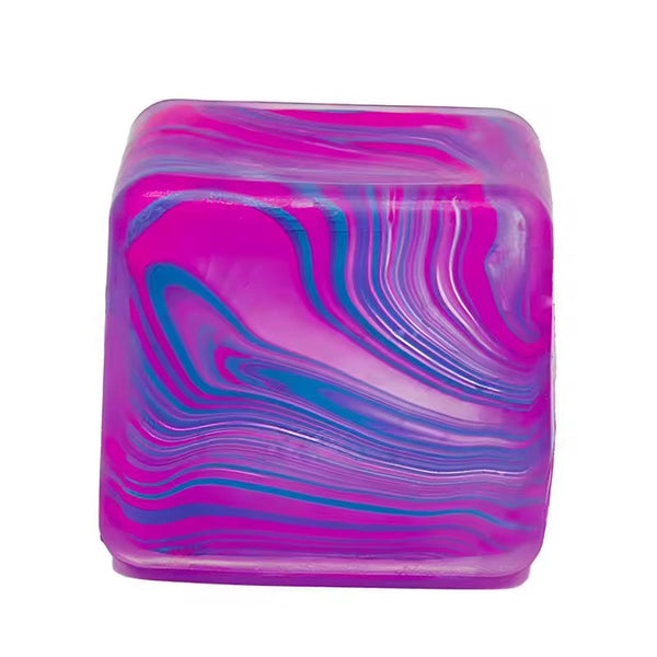 Tie Dye Stress Cube Squishy *Pre Order* April 27-1 Shipment - Cracked Ginger