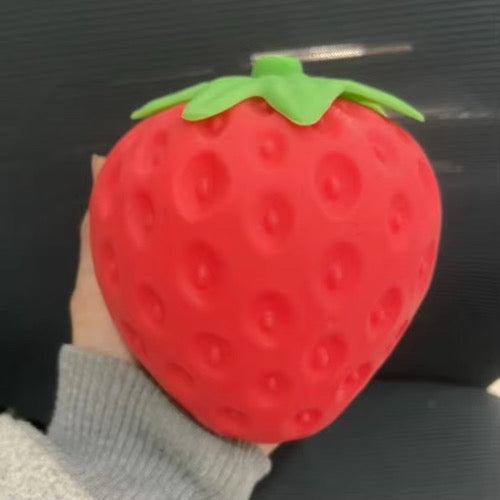 Large Strawberry Squishy *Pre Order* *Mid June Shipment* - Cracked Ginger