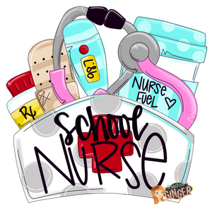 Nurse Hat School nurse appreciation Cutouts and Kits