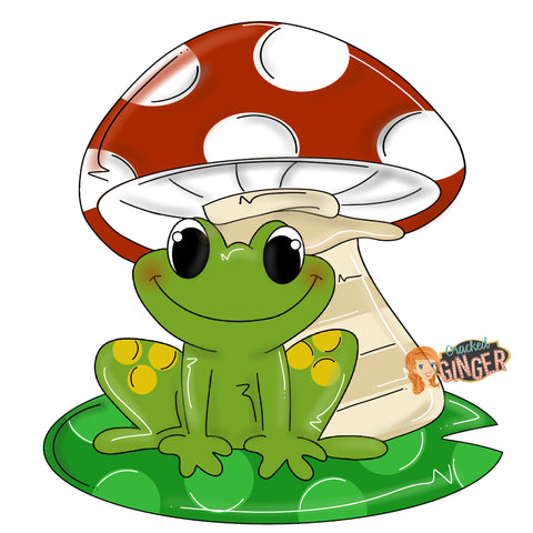 Frog and mushroom Cutouts and Kits