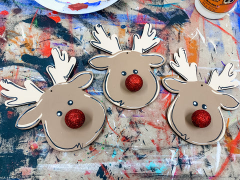 Reindeer Ornament finished or DIY