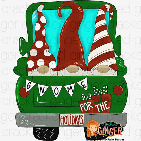 Gnome for the holidays Truck