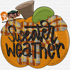 Sweater Weather Pumpkin Cutout and Kits