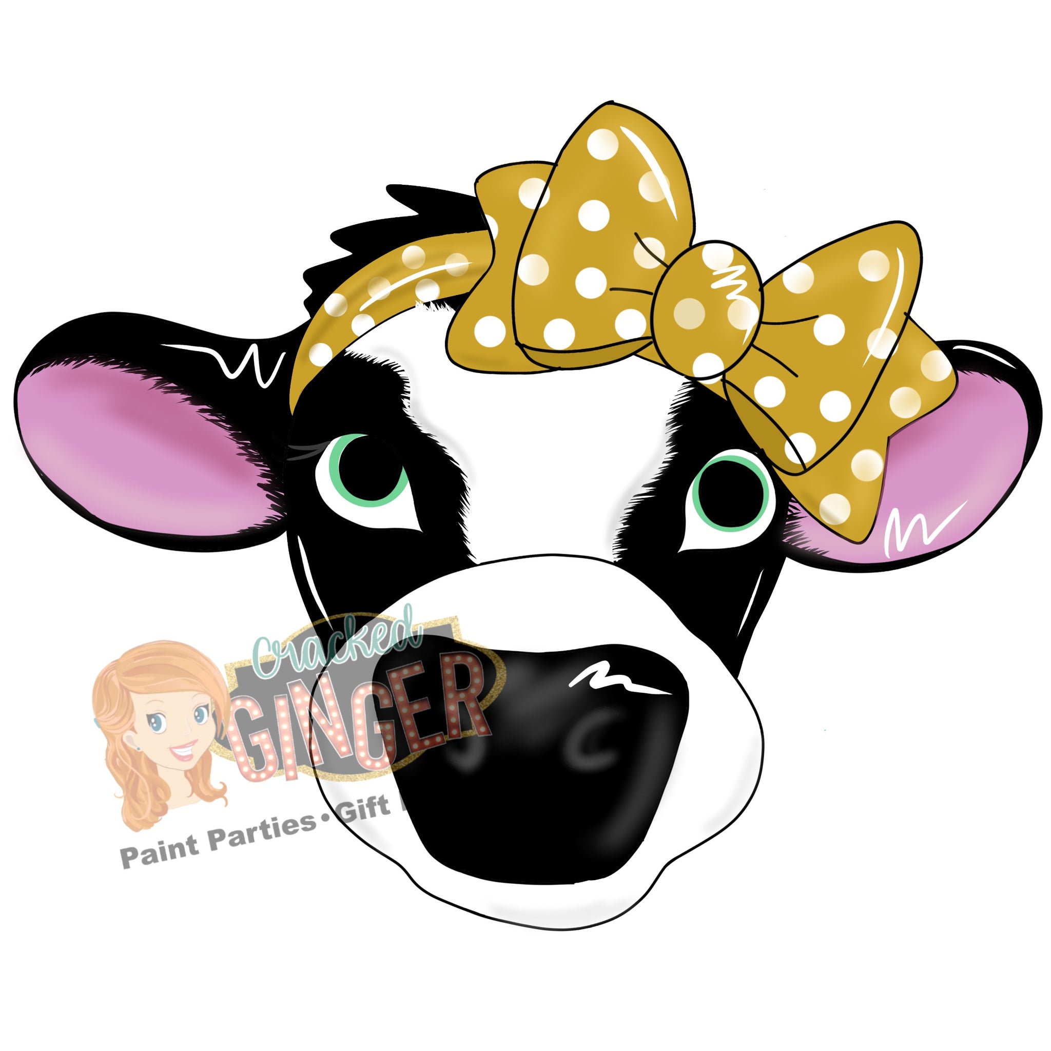Cow with Bow