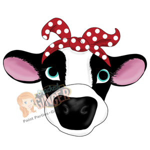 Cow with Bandanna