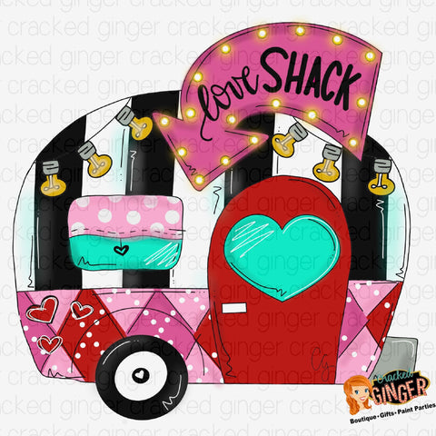 Love Shack Camper Cutout and Kits