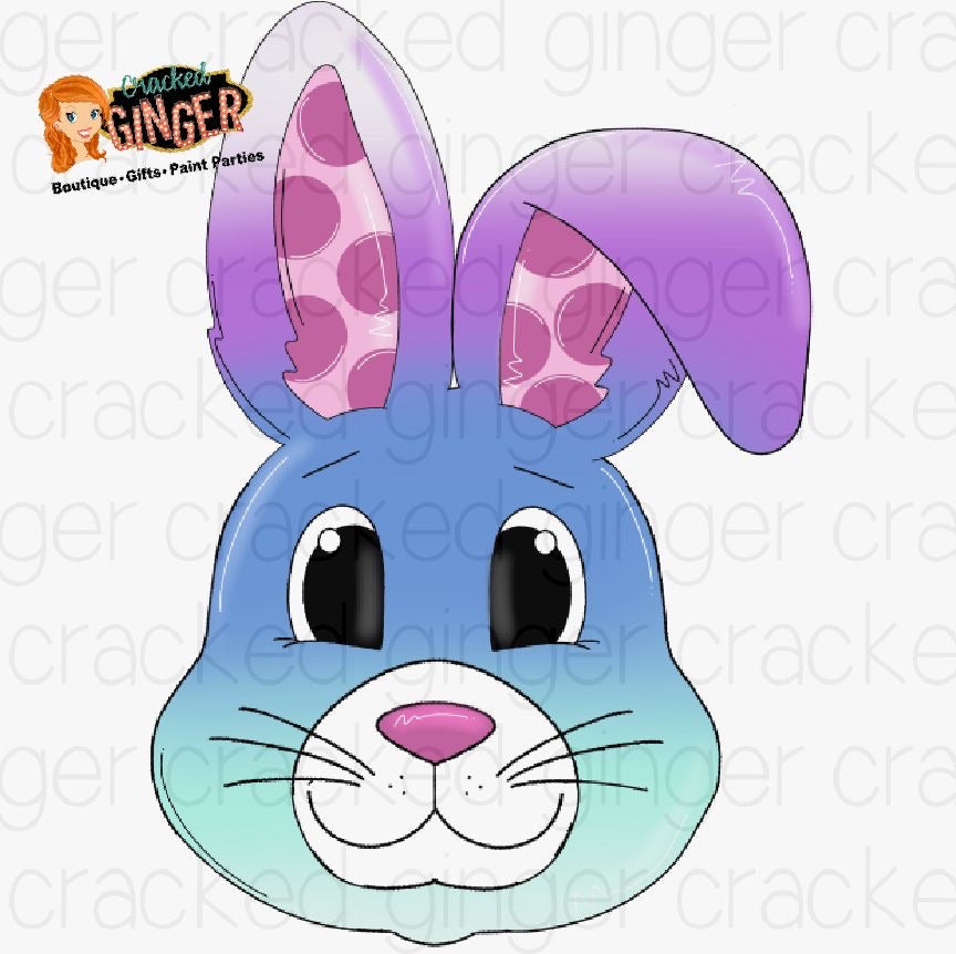 Bunny Head Template – Cracked Ginger Bunny Head Template – Cracked Ginger