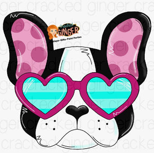 Dog with Sunglasses Cutout and Kits