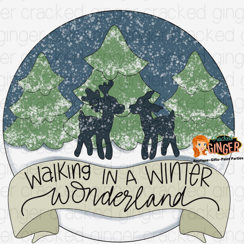Winter Wonderland Deer Cutout and Kits