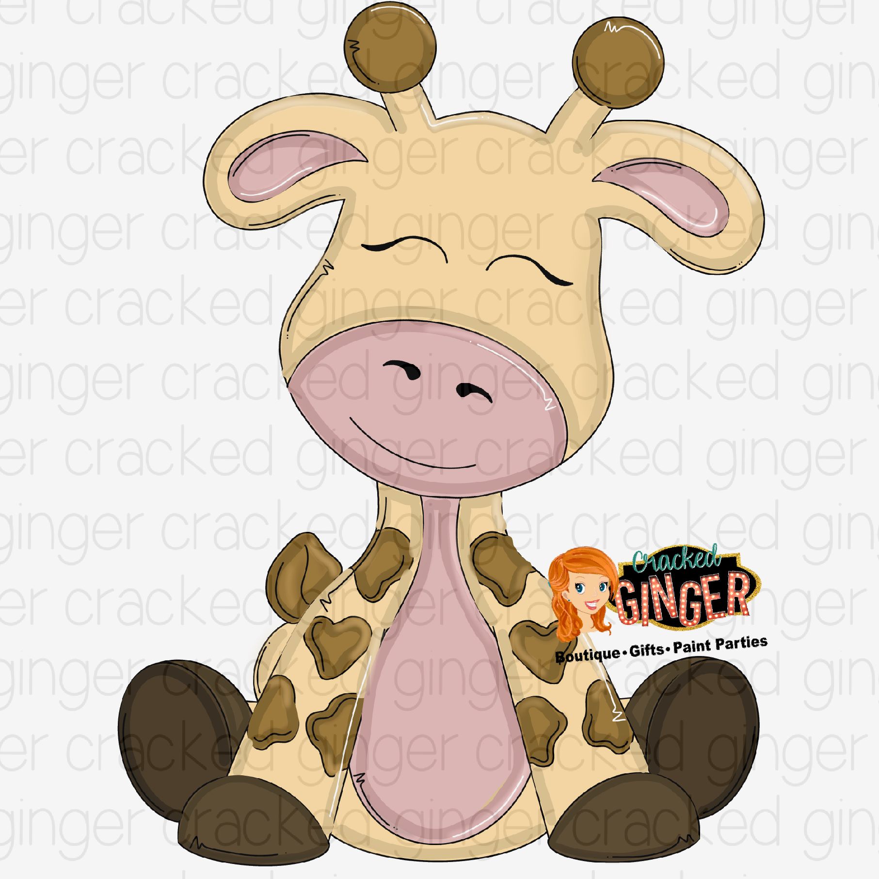 Giraffe Nursery Cutout and Kits