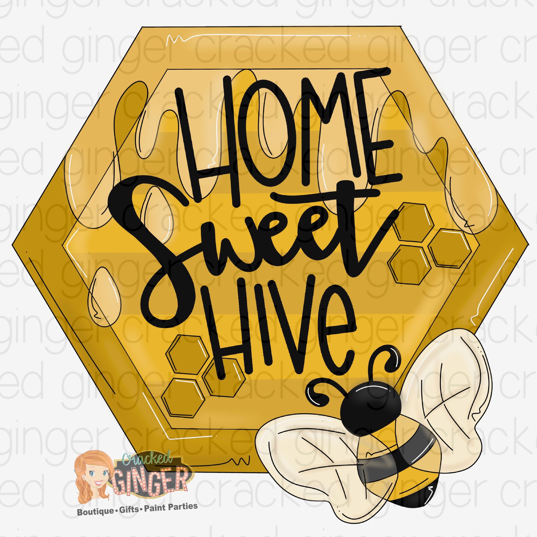 Home Sweet Hive Bee Cutout and Kits