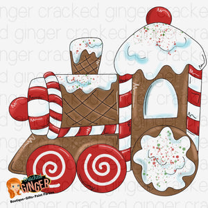 Christmas Gingerbread Train