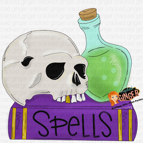 Spells skull and potion