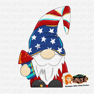Fourth of July Gnome Cutout and Kits