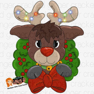 Reindeer Wreath
