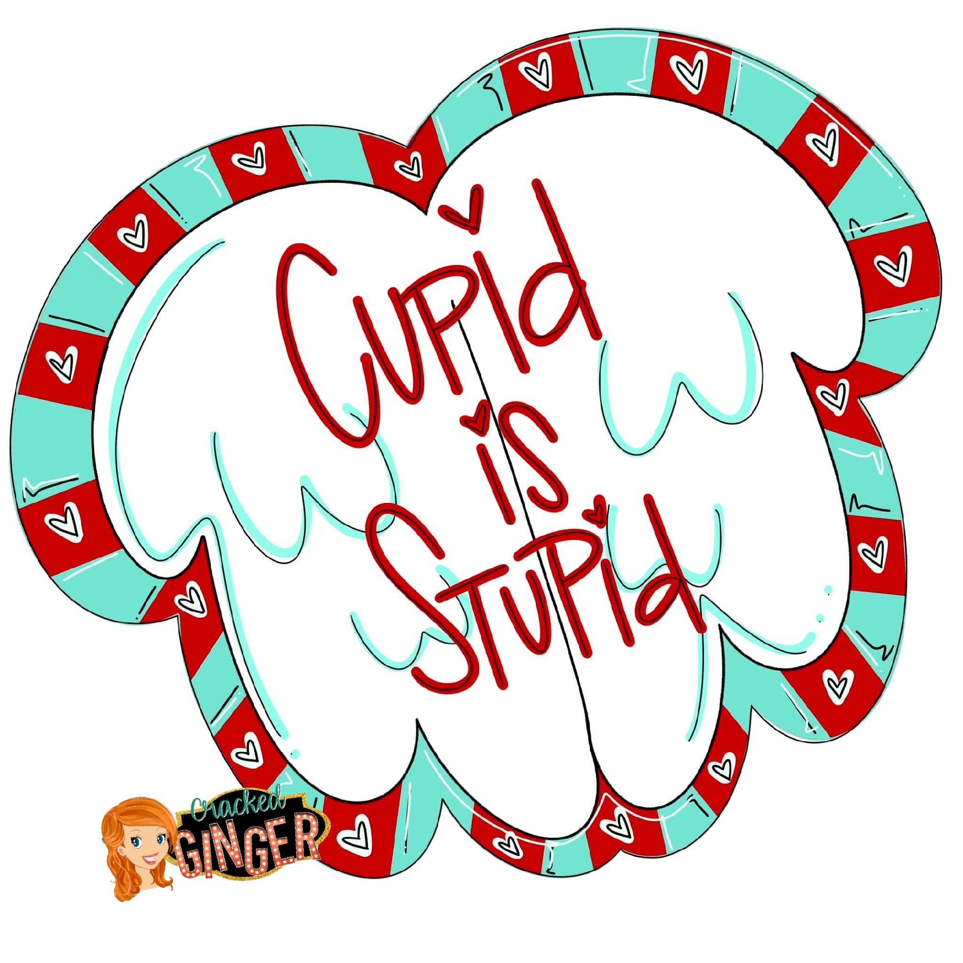Cupid is Stupid Wings Cutouts and Kits