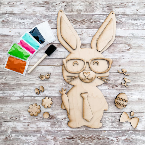 Build a Bunny Easter Wooden paint kits