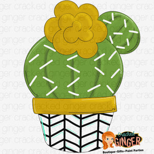 Cactus in a pot Cutout and Kits