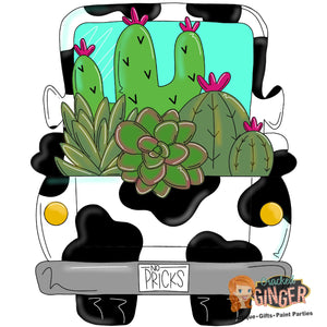 Succulent Truck Cutout and Kits