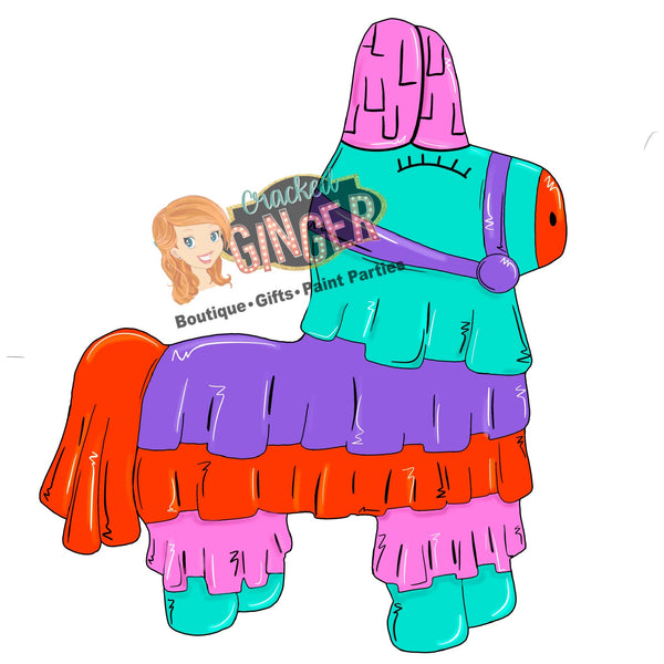 Piñata Burro Cinco De Mayo Birthdays Cracked Ginger