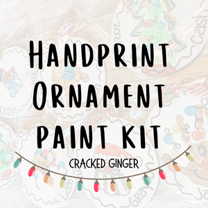 Handprint Ornament Paint Kit