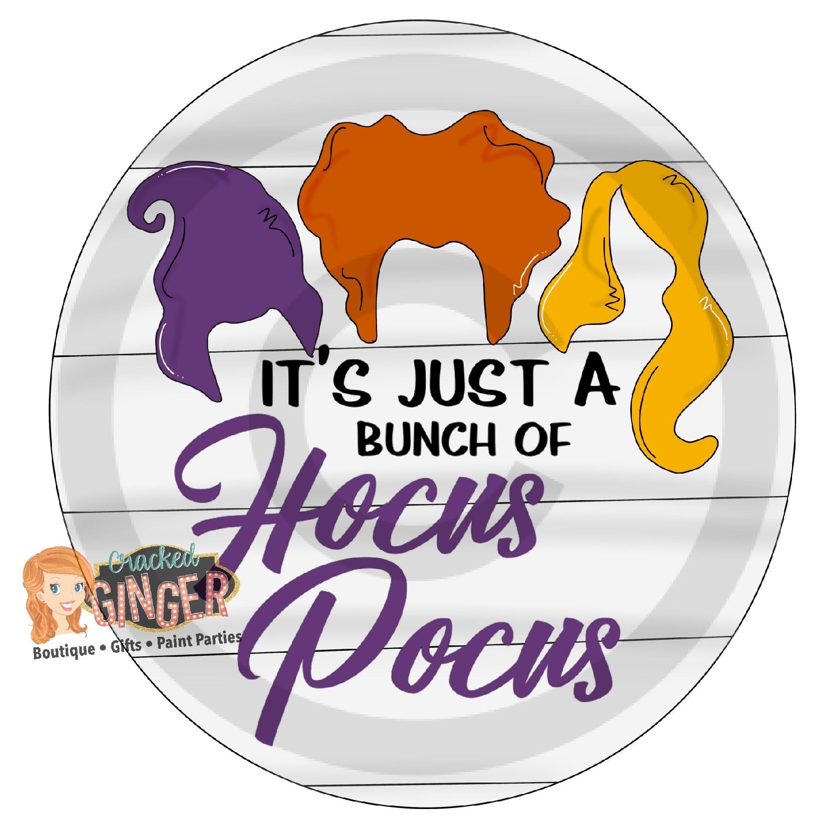 It’s Just a Bunch of Hocus Pocus Round Sanderson Sisters