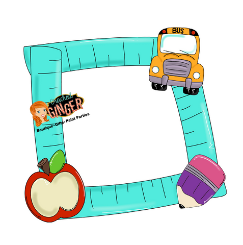 Back to school frame Template