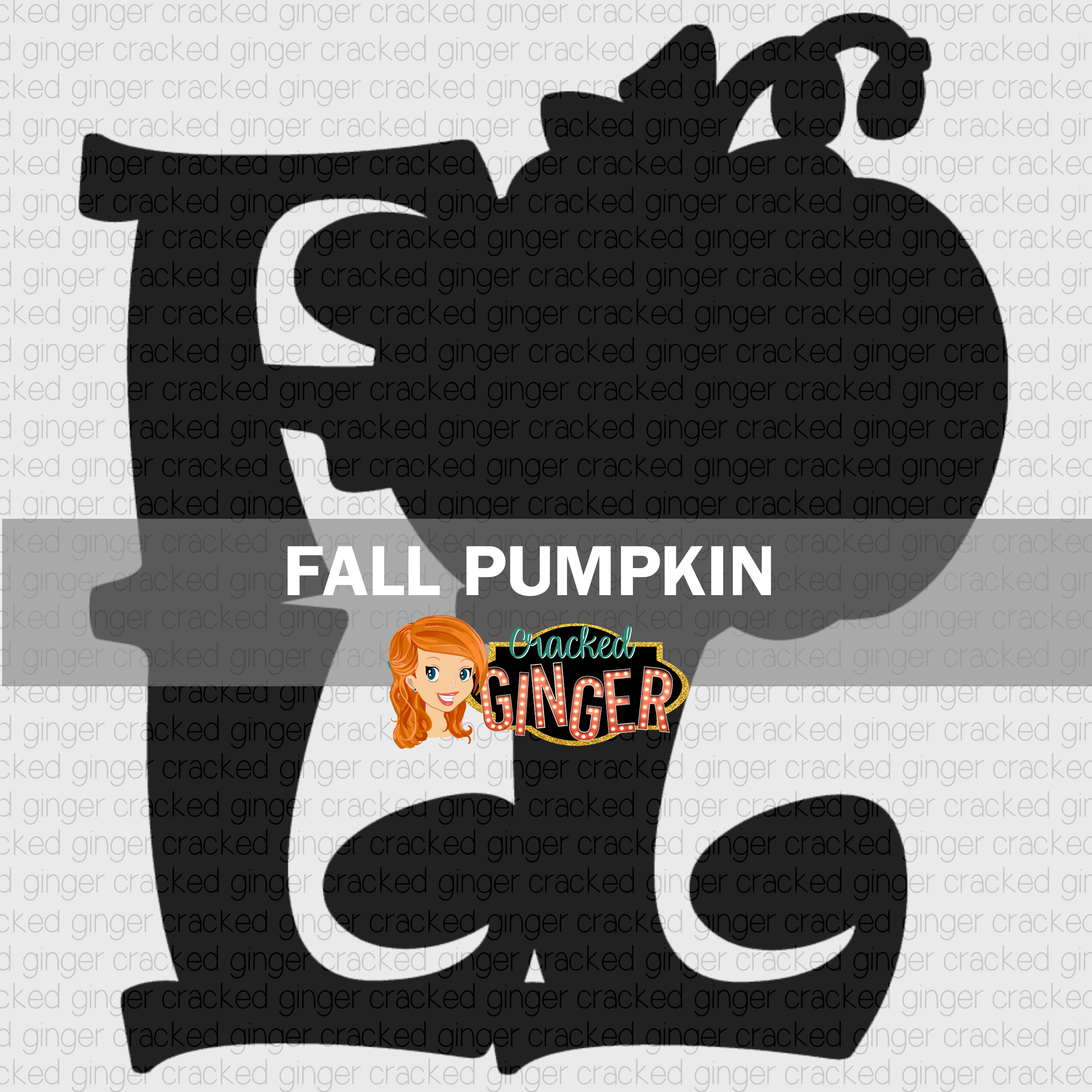 Fall Lettering Pumpkin